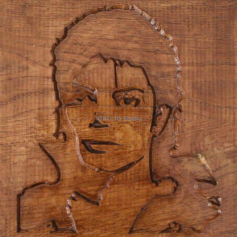 Gravare portret MJ